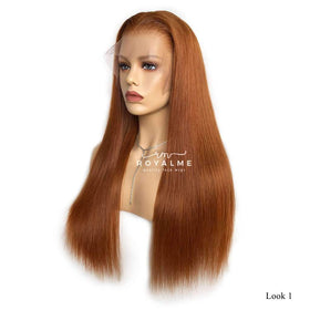 Keesha Blonde Lace Wig Silk Straight Human Hair