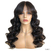 black wig with bangs