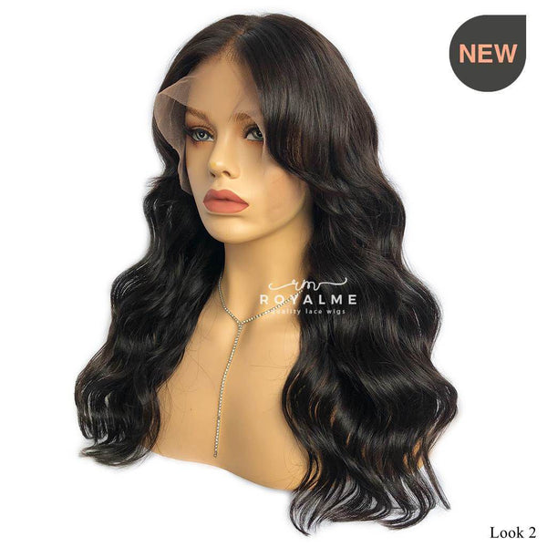black wig with bangs