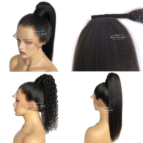human hair ponytail