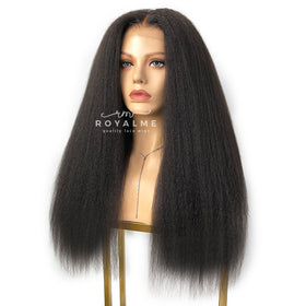 Laura Kinky Straight Wig Pre-Plucked Pre-Bleached