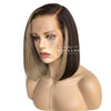 lace front bob cut wig