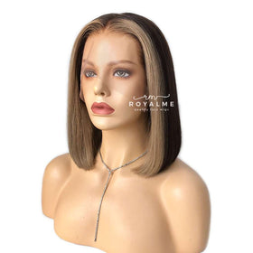 Riley 13x6 T Part Lace Front Bob Cut Human Hair Short Haircut