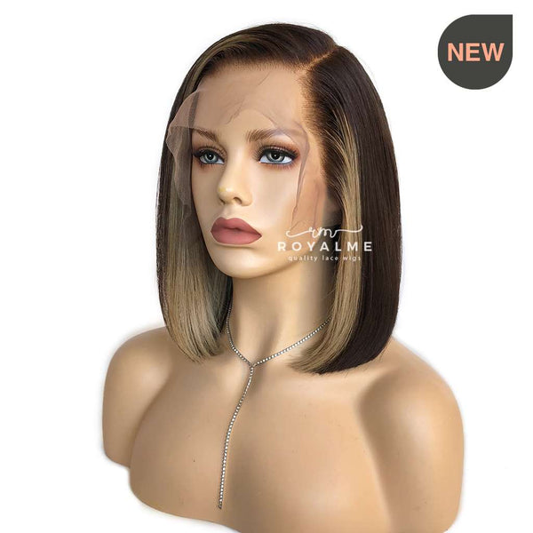 lace front bob cut wig