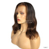 Pepper 13x6 T Part Wavy Lace Front Wig Human Hair Brown Highlights