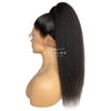 Kiera Long Ponytail Extension Kinky Straight Natural Black And Colored Hair