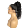 Chloe Natural Hair Ponytail Curly Human Hair Black And Colored Look