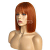 short wig with bangs