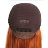 Amber Short Wig With Bangs Chic Carrot Hair Color