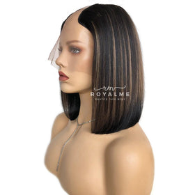 Venus U Part Wig Bob Yaki Straight Look Indian Virgin Hair